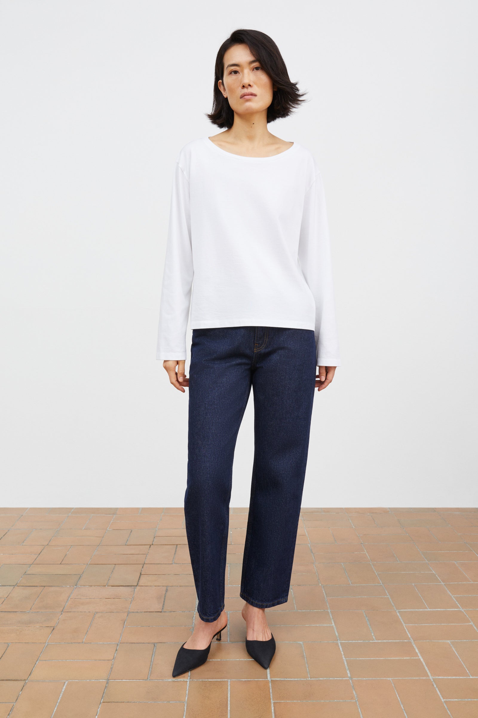 Skall Studio Loui oversized blouse Blouse Optic white